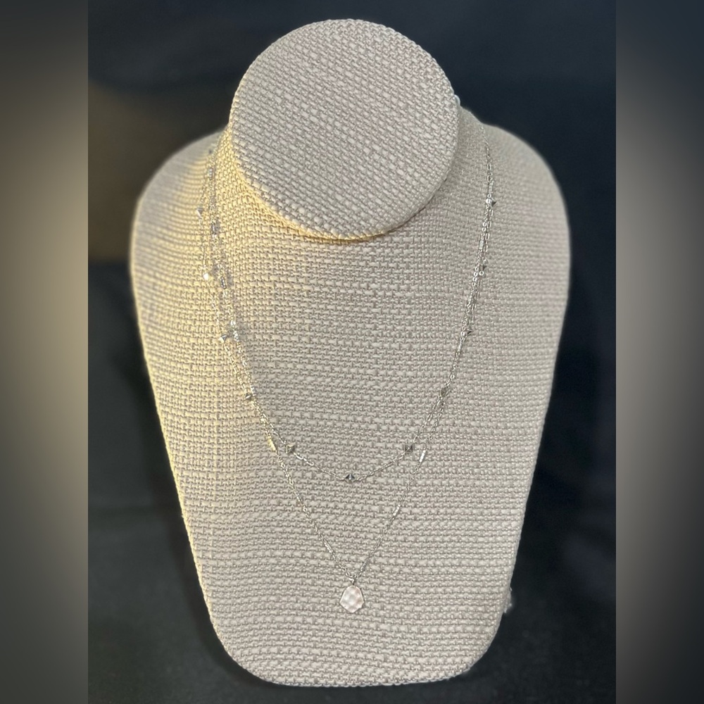 Clove Multi Strand Neckl in Bright Silver from Kendra Scott